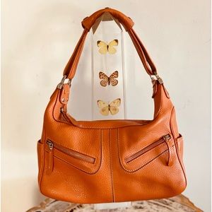 Tods Bag Leather Orange